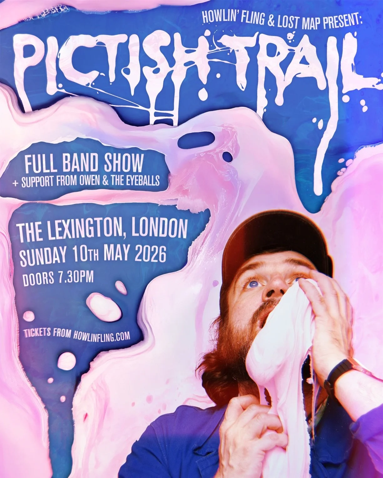 ✨🫠💚 LONDON 💚🫠✨

I&rsquo;m playing @TheLexingtonLondon on Sunday 10th May, and would love to see you there!

I&rsquo;ll be bringing the full band with me, and we&rsquo;ll be performing songs from my new album LIFE SLIME, as well as some ol&rsquo; 