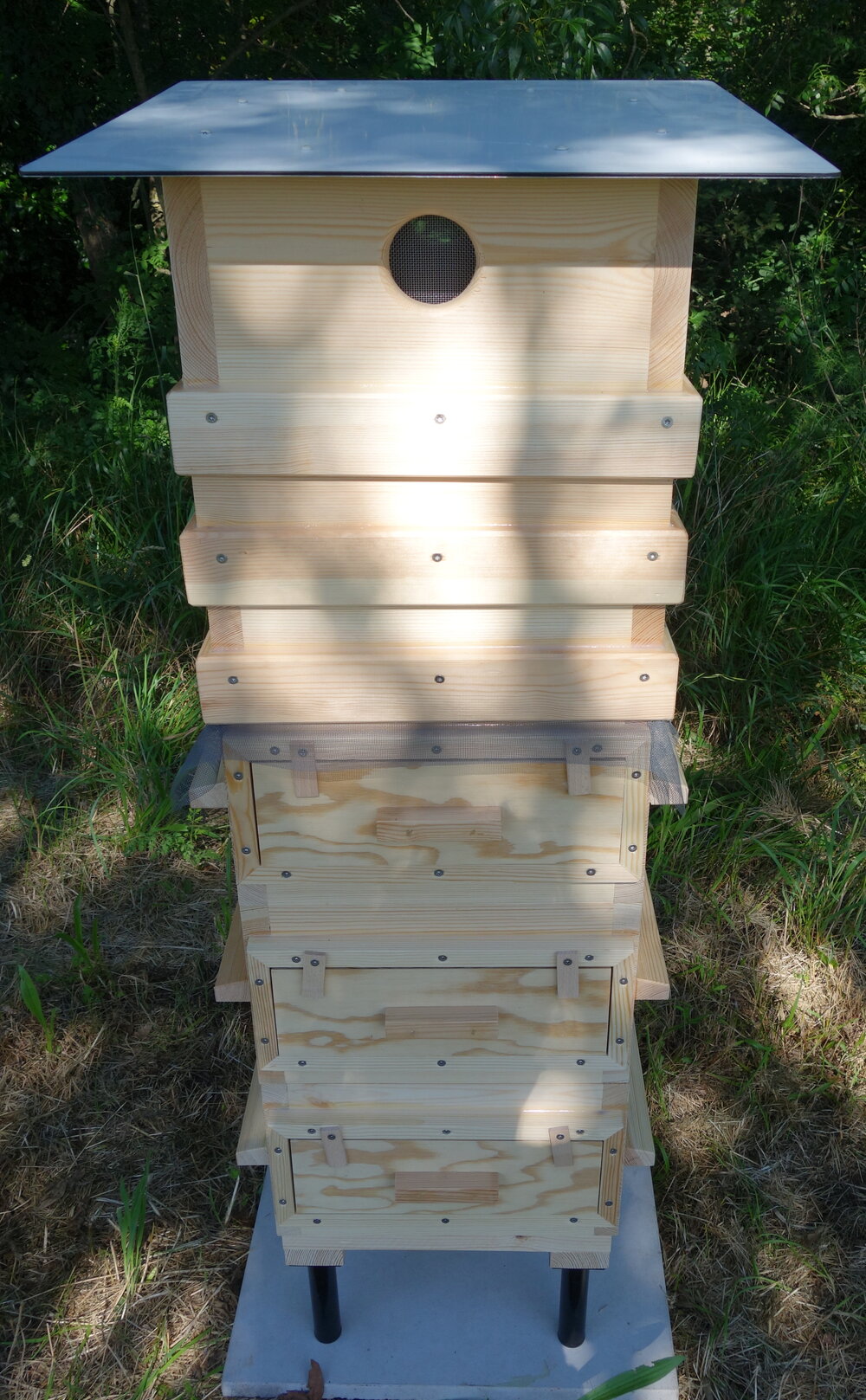 La ruche écologique complète 3 hausses - L'ORIGINALE-permaterra