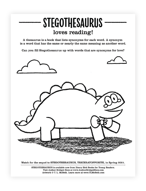 Stegothesaurus Activity Pages