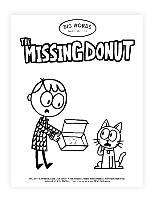 The Missing Donut Coloring Pages