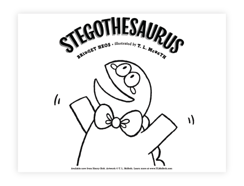 Stegothesaurus Coloring Pages