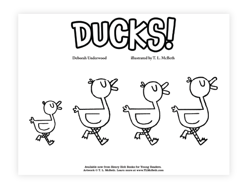 Ducks! Coloring Pages