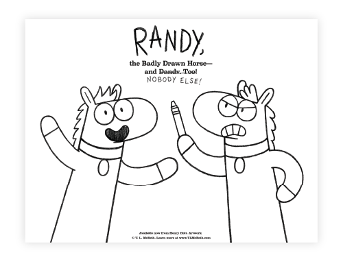 Randy and Dandy Coloring Pages