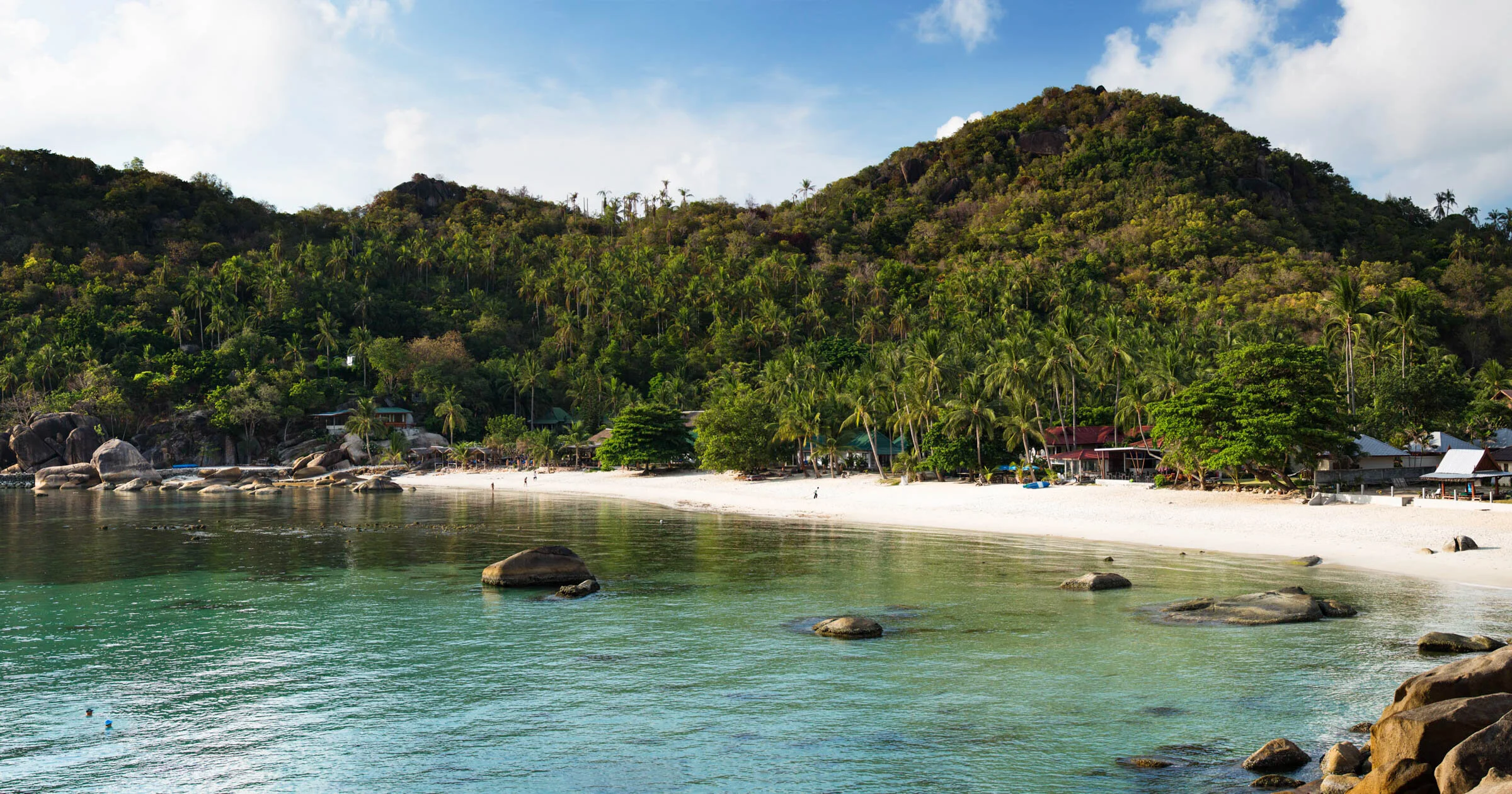  Beautiful Crystal Bay beach, Koh Samui island, Thailand. 