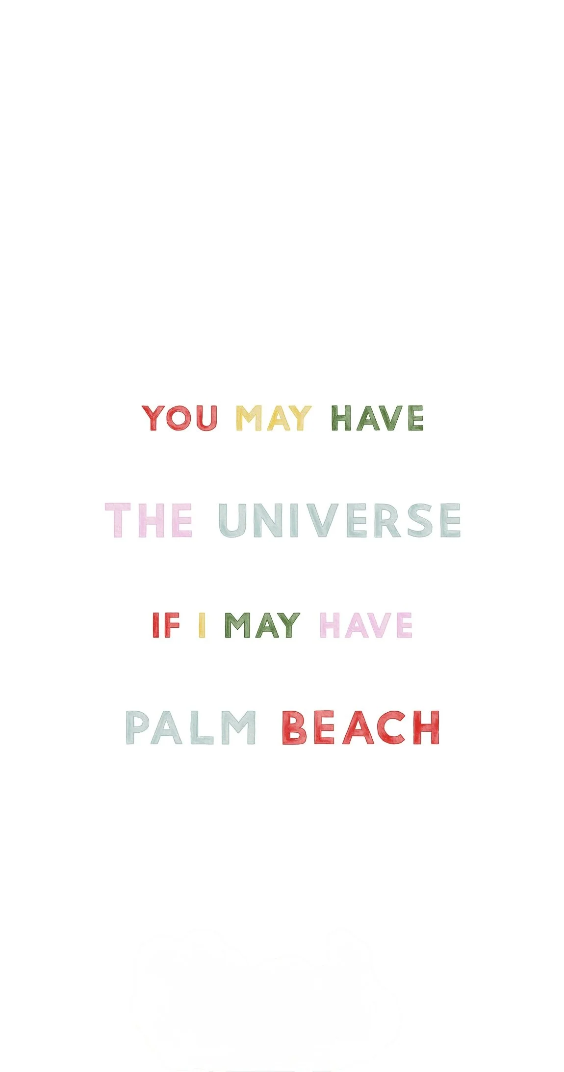 You May Have the Universe - PB Print