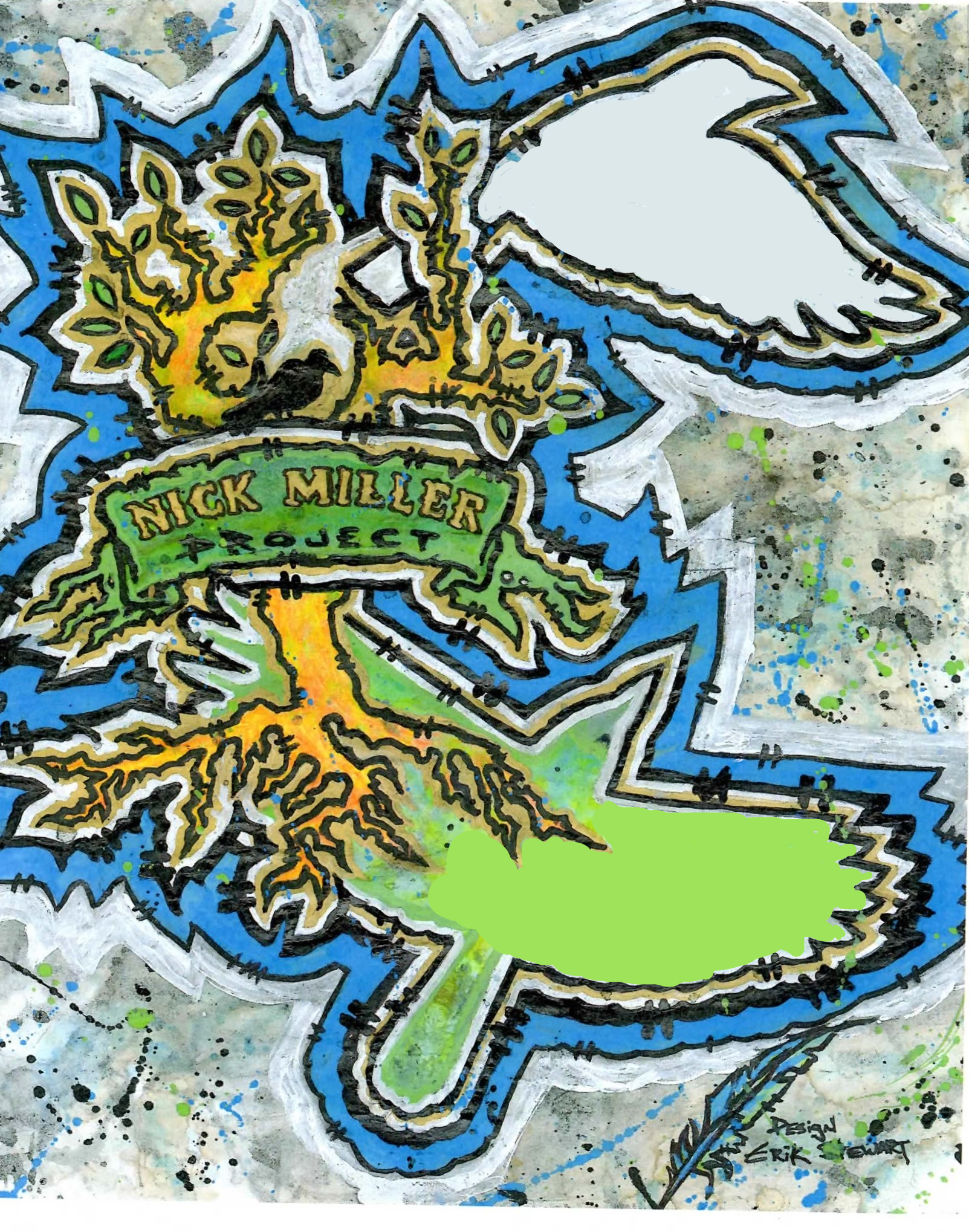 Poster Template courtesy Erik Stewart, old crow collective
