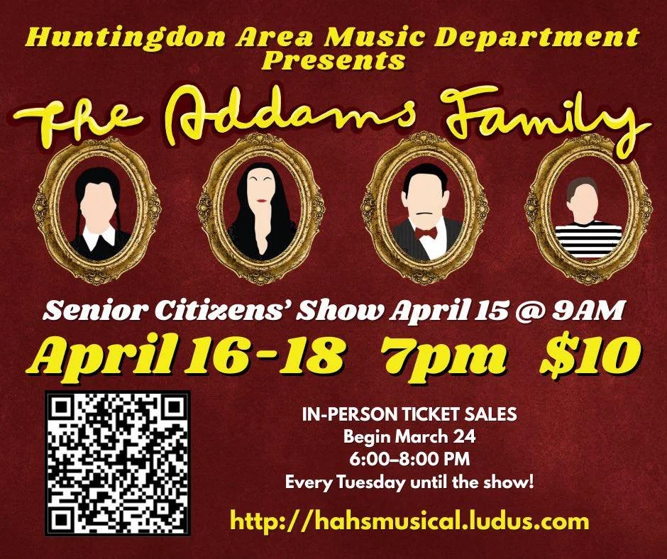 Addams Family Musical, Huntingdon Area High School 