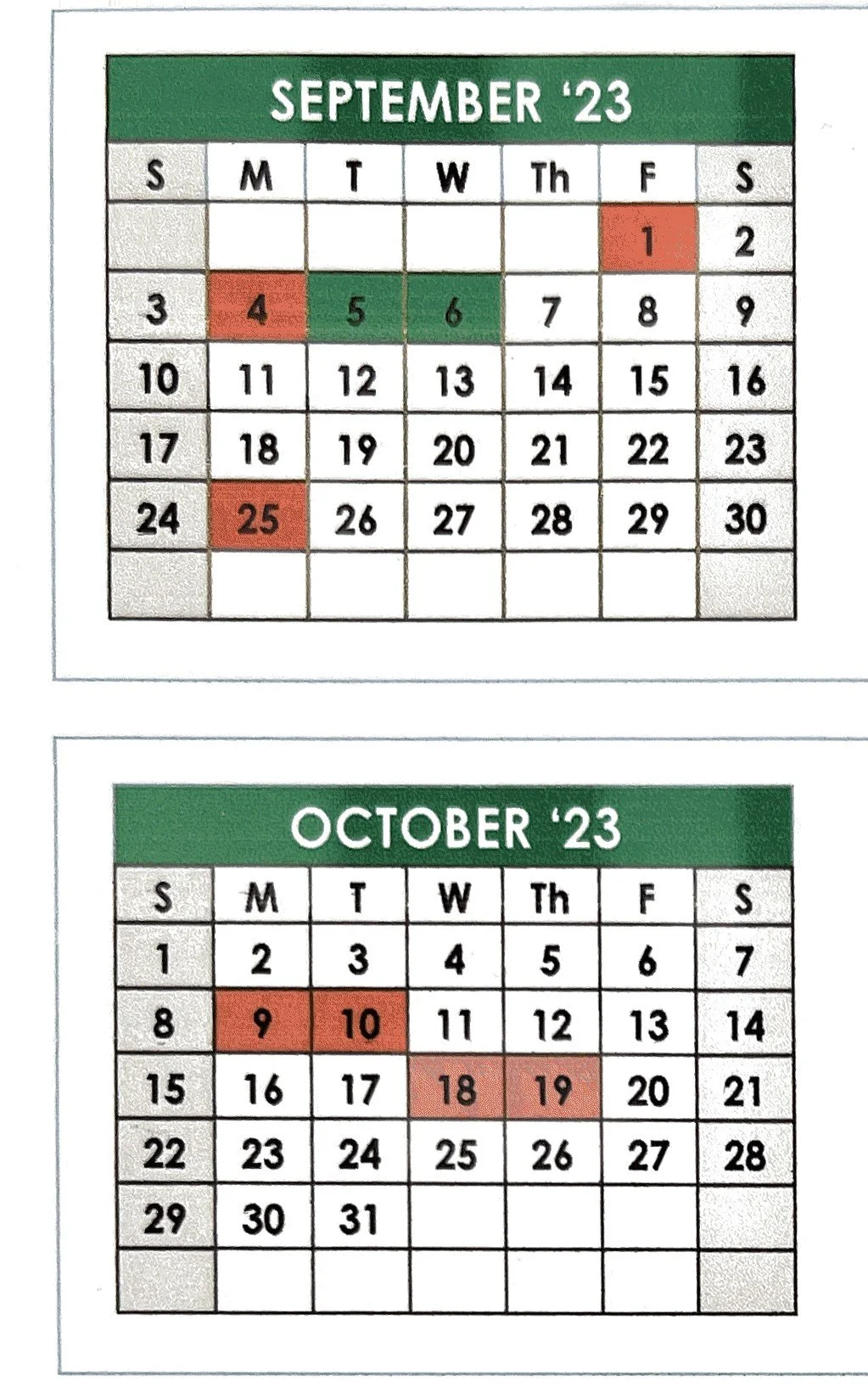 Calendar and News — Sunny Hill Preschool