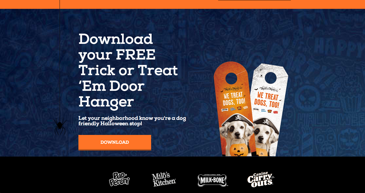 Everyone gets a free printable door hanger.