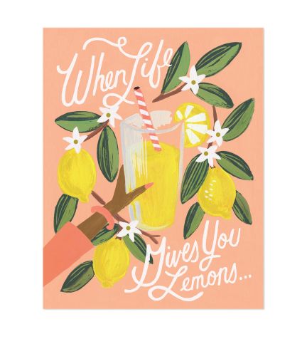 Rifle Paper Co. 'Lemons to Lemonade' Art Print