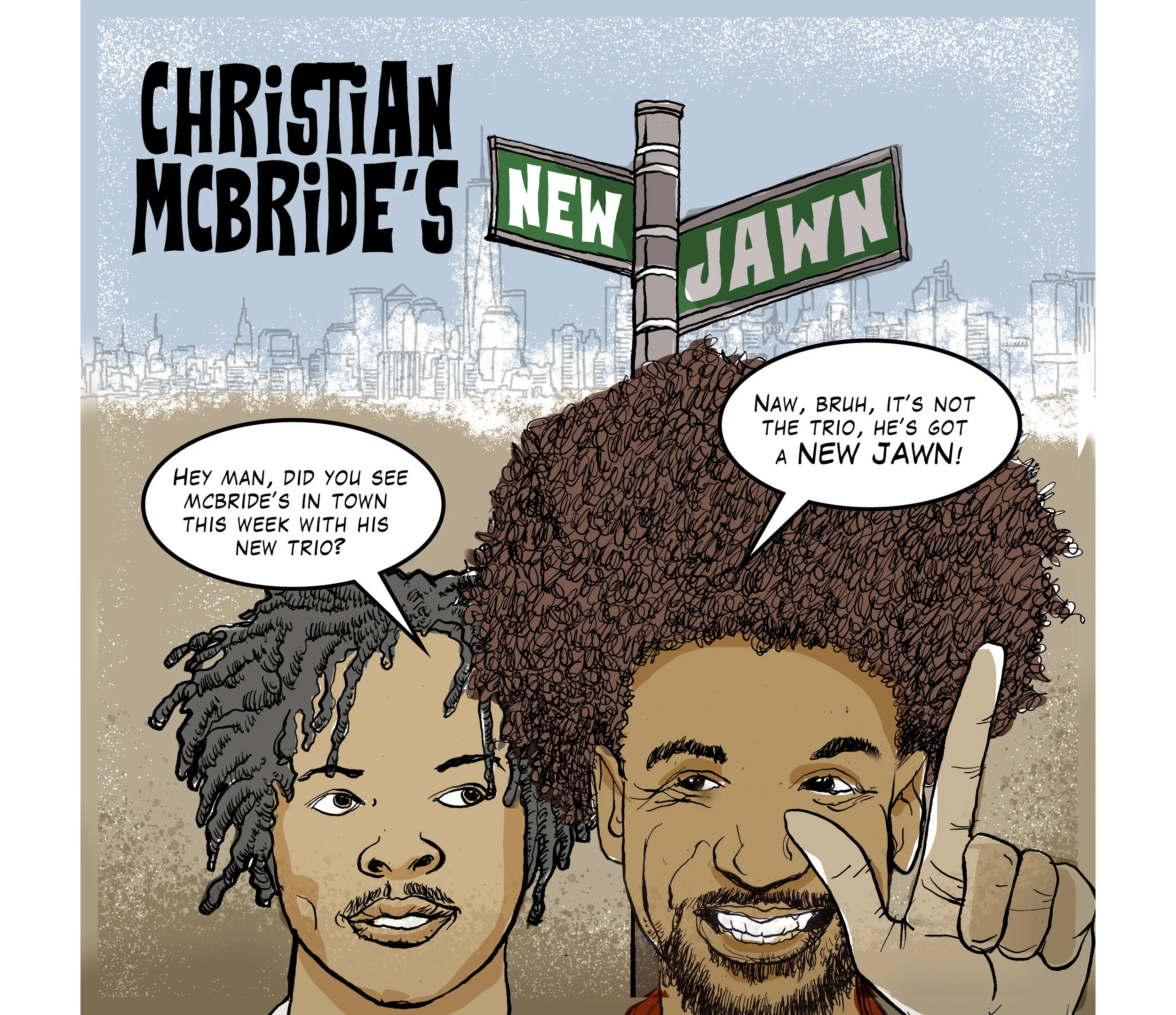 Christian McBride New Jawn CD cover art.