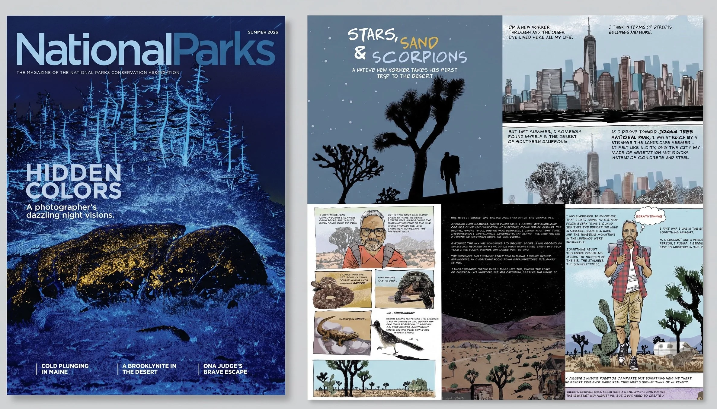 Stars, Sand and Scorpions  comic strip