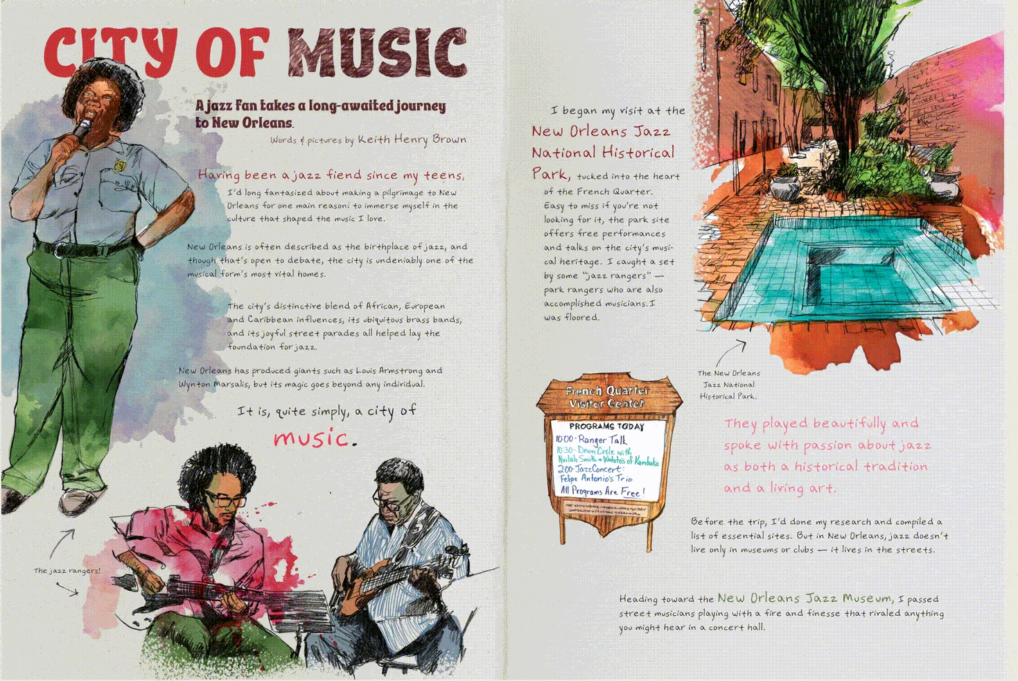 National Parks Magazine New Orleans: City Of Music comic