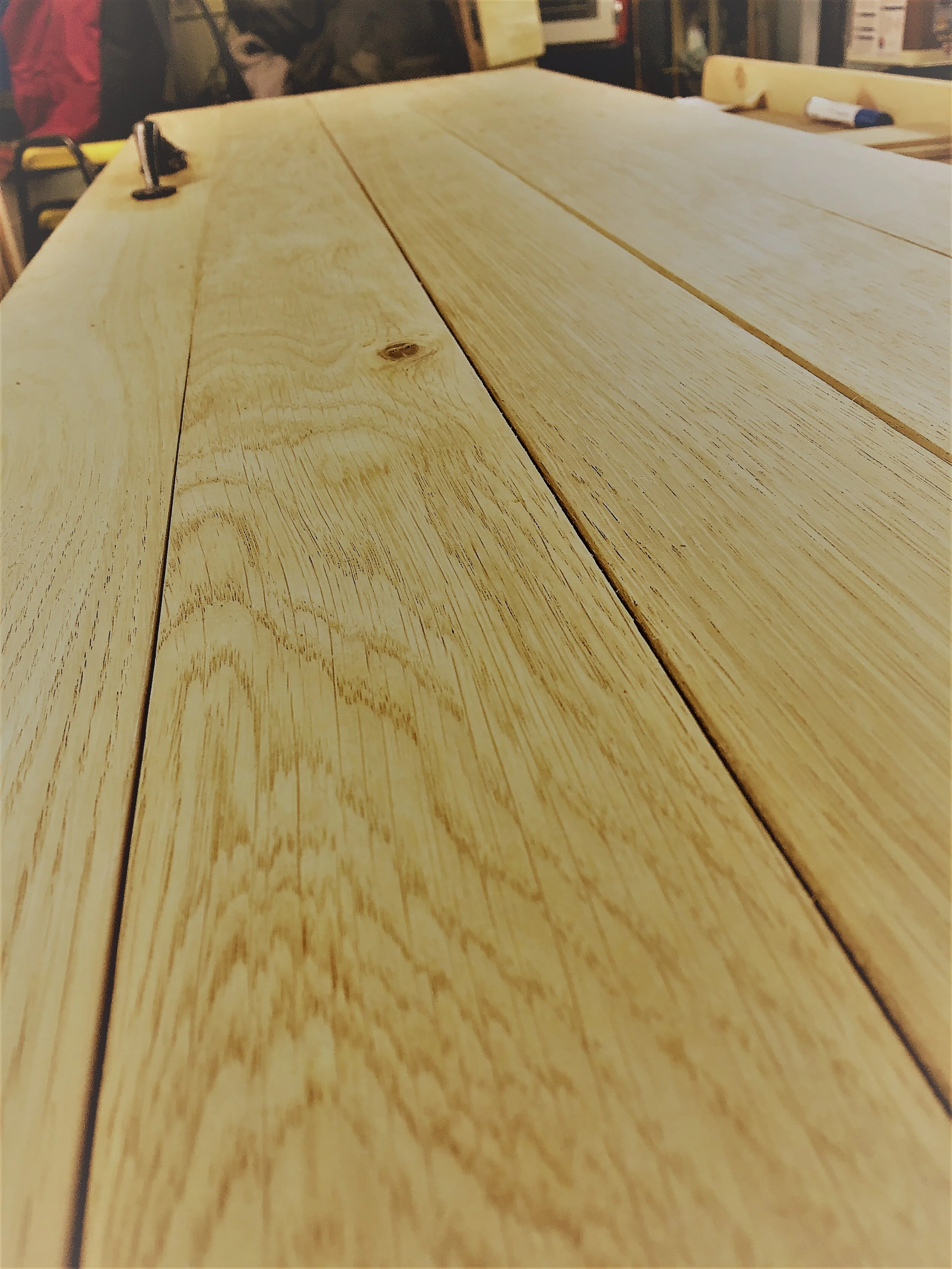 Yurt door oak