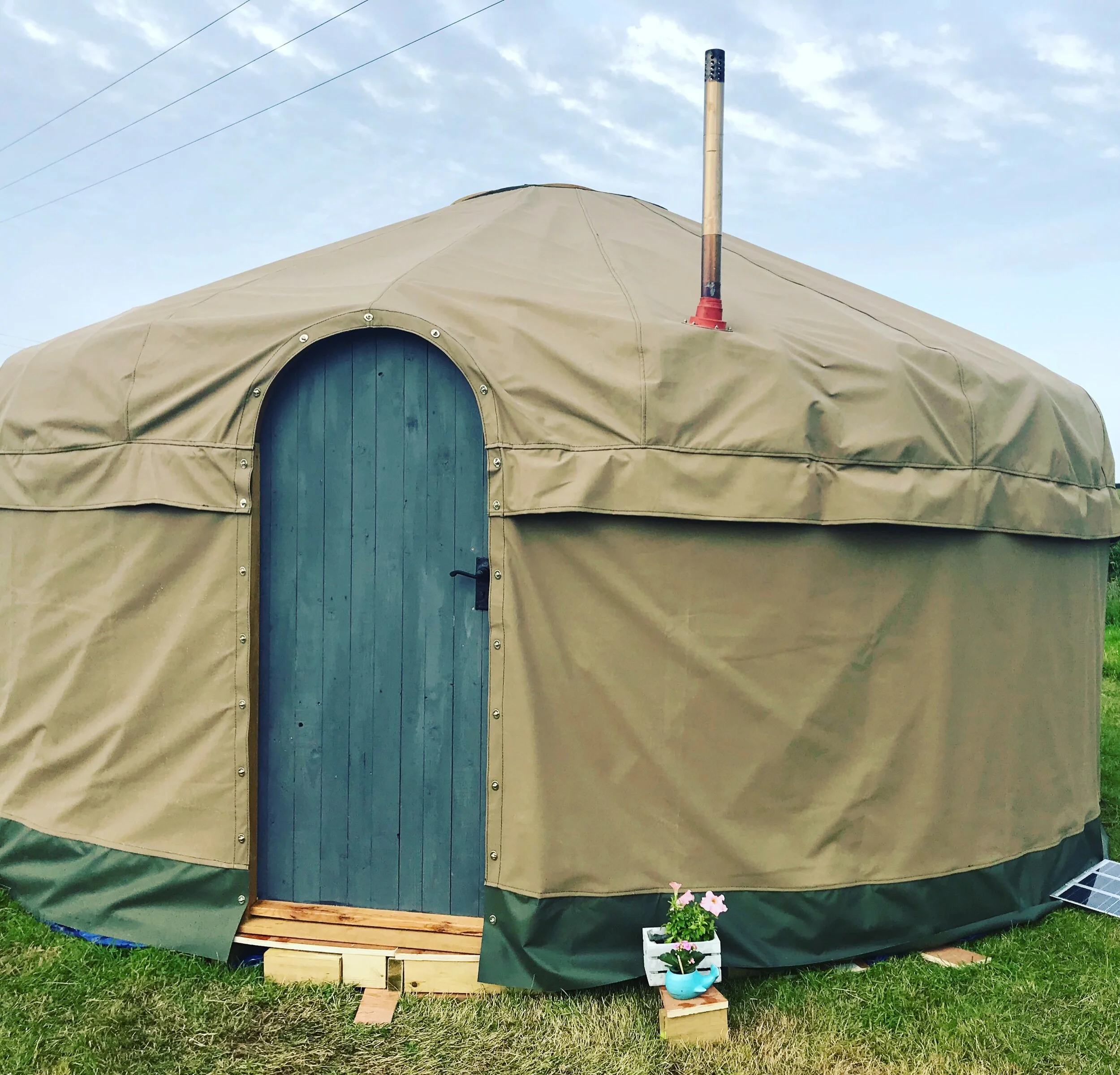 Our 17 ft yurt