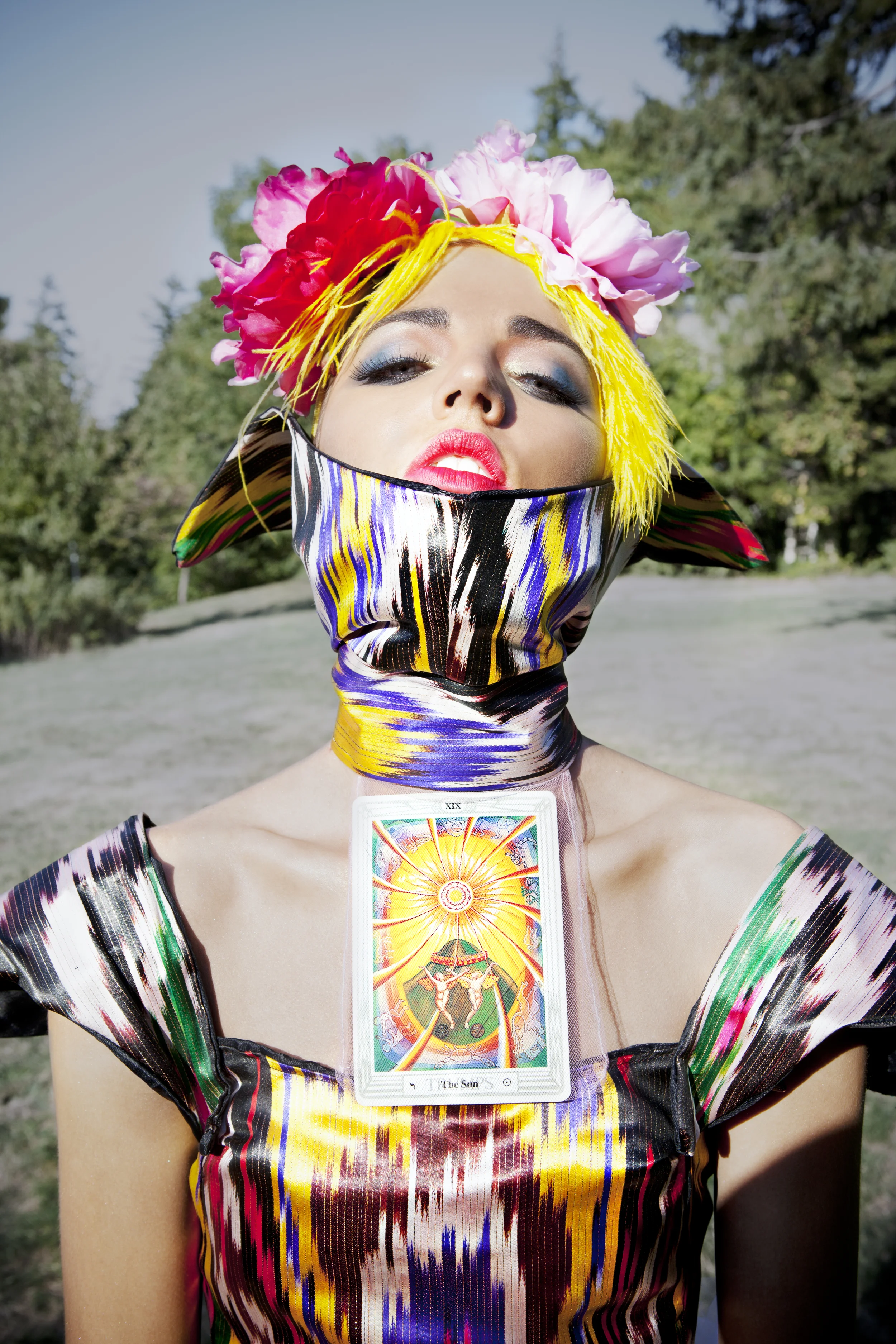 "The Sun" Collar and Bodice Detail | "Paramicha" Collection