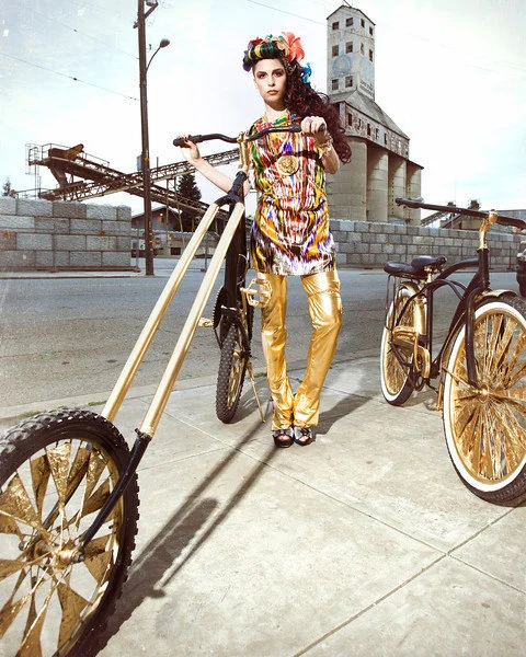 "Gitano" Dress | "Cholita Gold" Pants