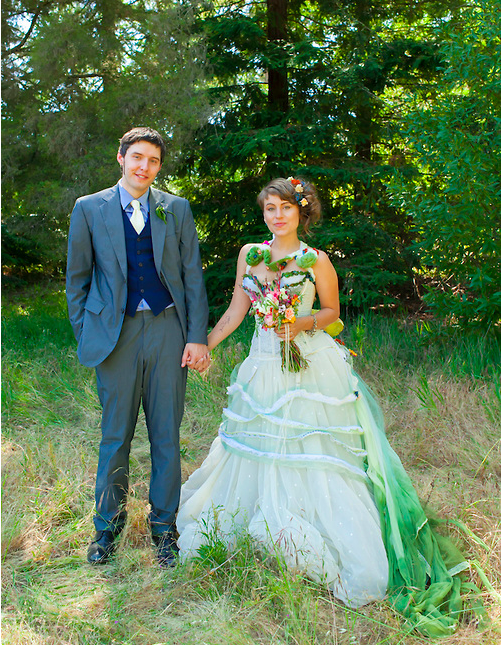 Flower Fairy Couture Wedding Gown