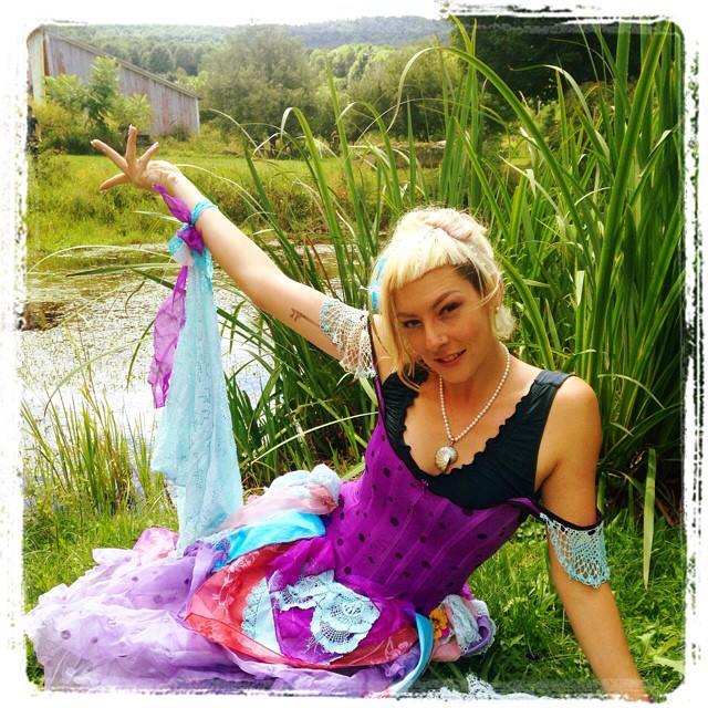 Gypsy Dancing Reception Dress