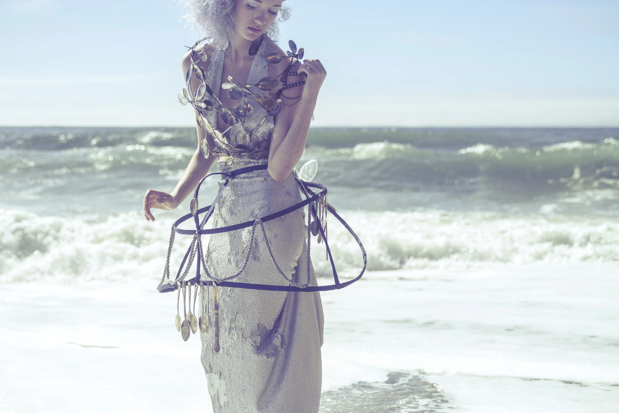 "Spoon Dress" Couture Ensemble