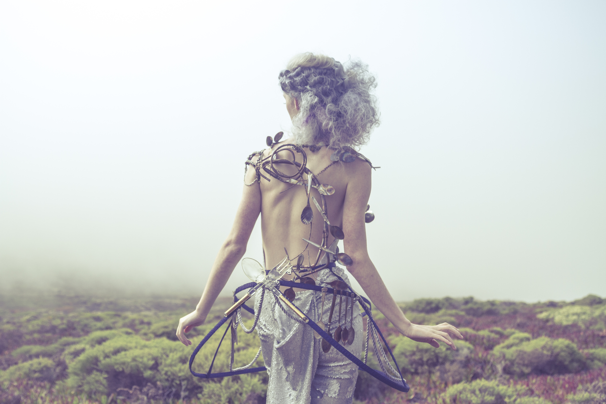 "Spoon Dress" Couture Ensemble