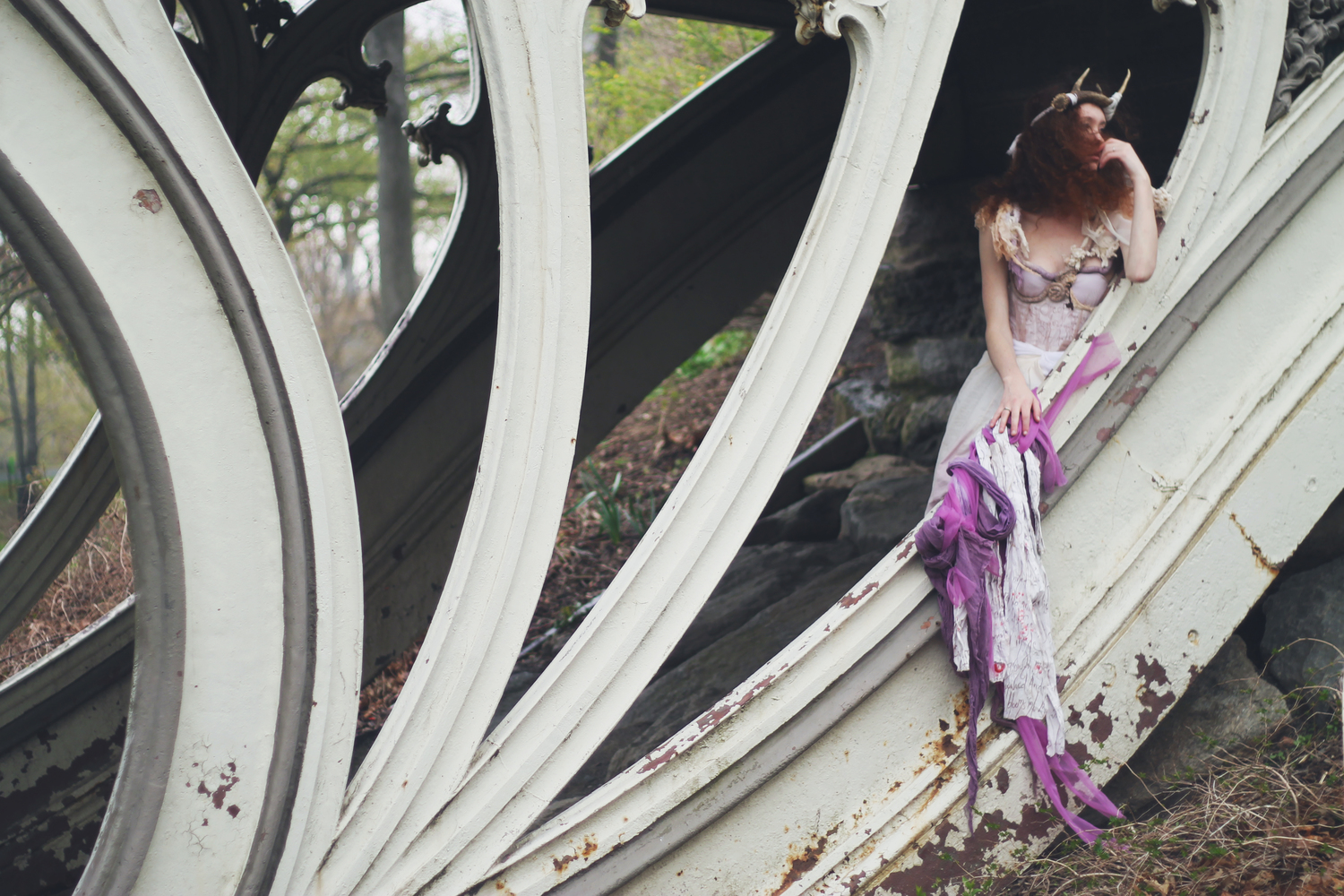 'Love Letter Dress' in Central Park