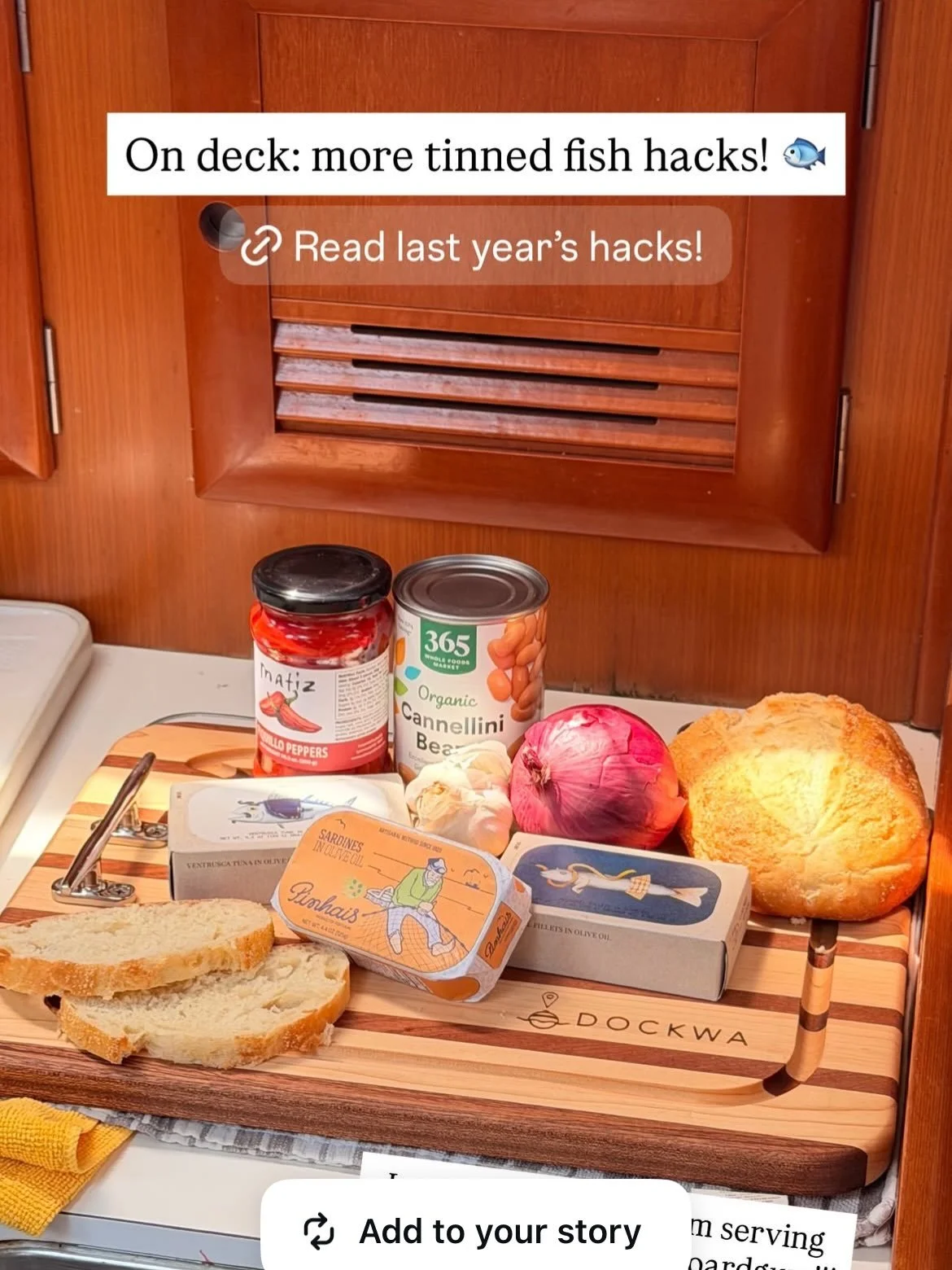We're loving the creations coming out of @thegalleyclub created by our friends @dockwa  Follow along for fun meals both on and off the boat!