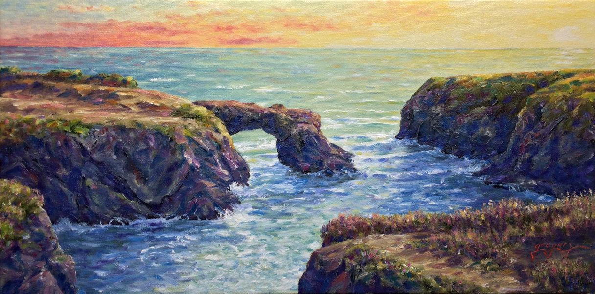 Sea Arch at Sunset