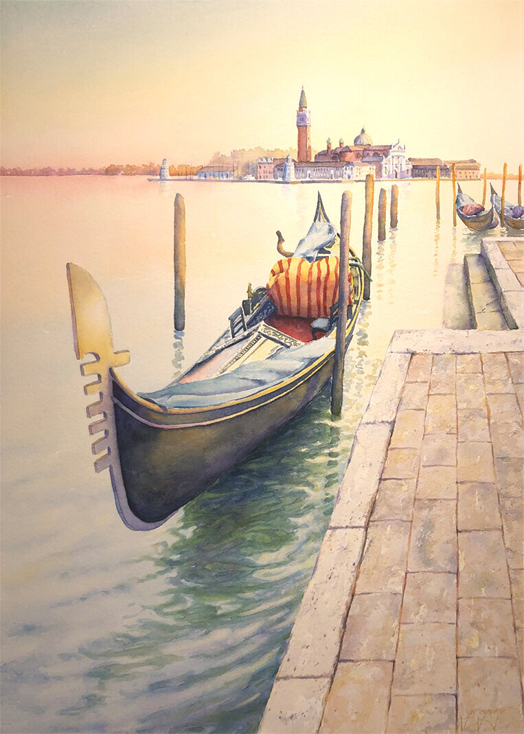 Evening Light, Venice