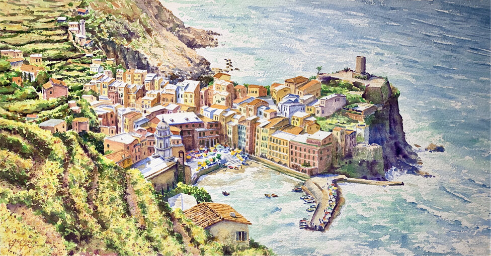 View Above Vernazza 