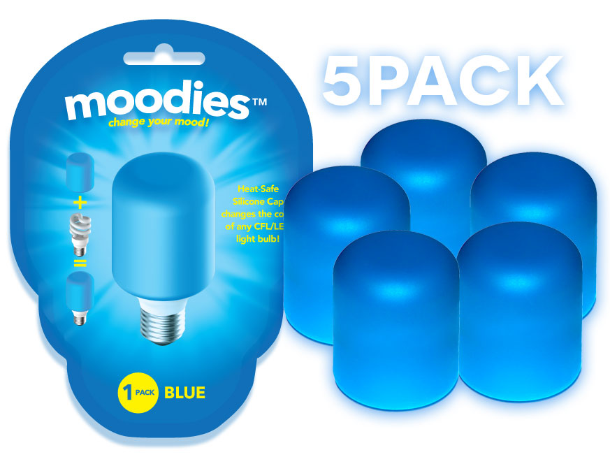 Moodies Silicone Lightbulb Covers for CFL and LED