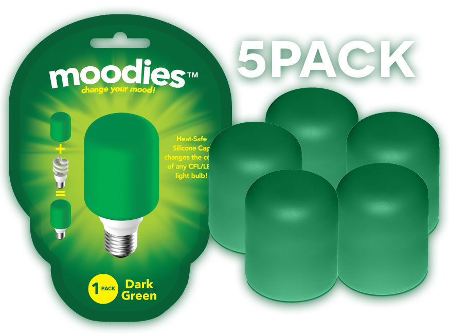 Moodies Silicone Lightbulb Covers for CFL and LED