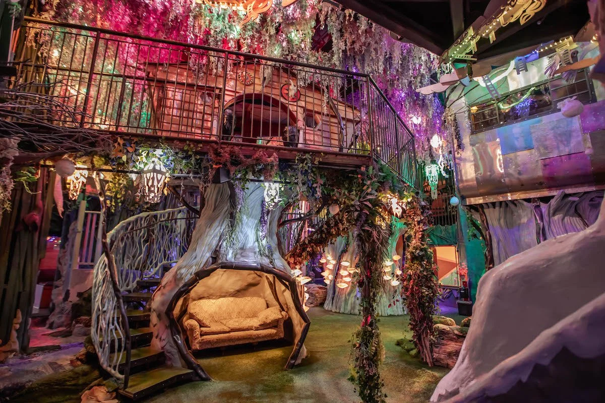 The Treehouse inside the Forest at Meow Wolf’s* House of Eternal Return.
