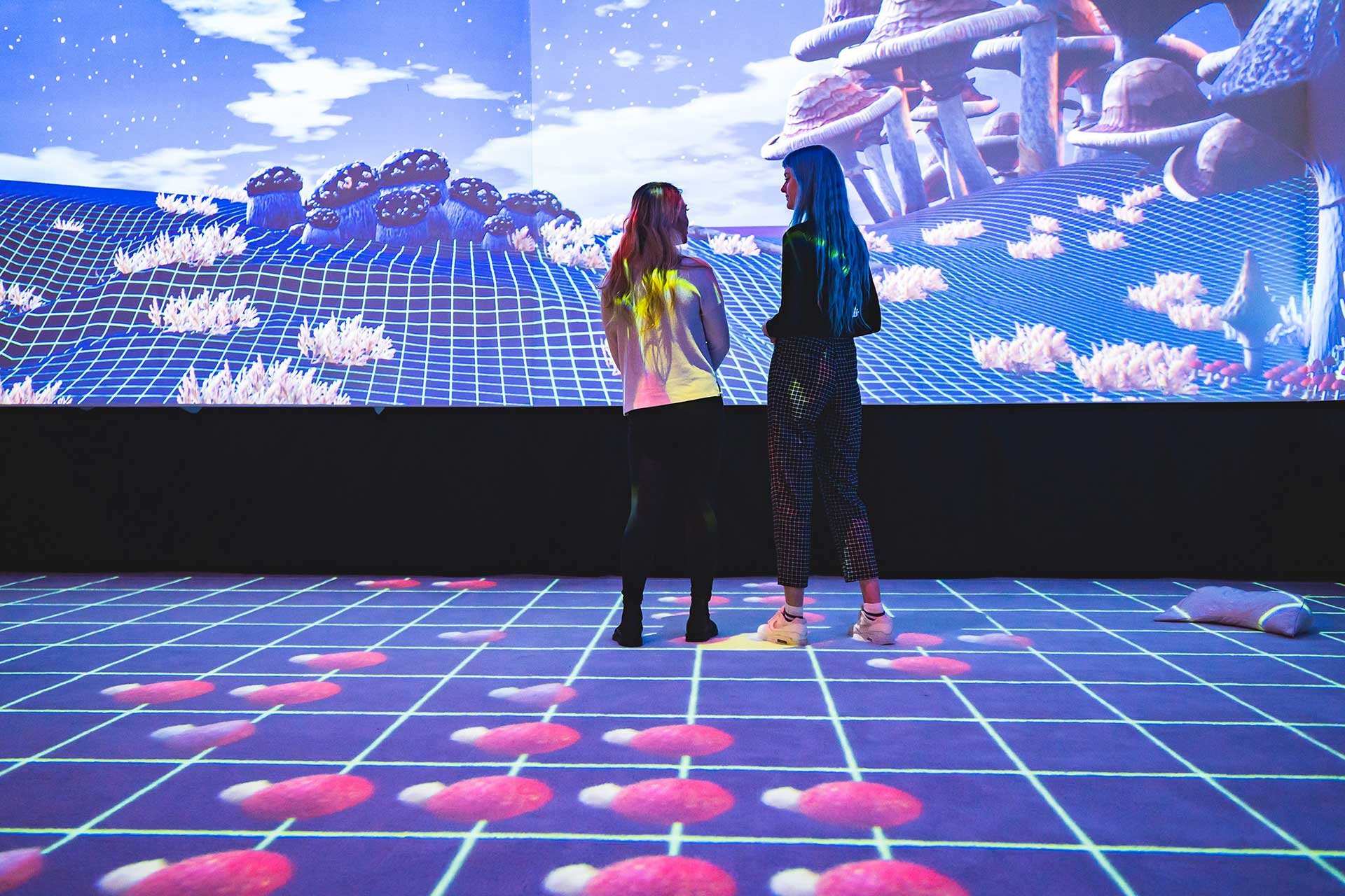 Installation view of The End of You, Gray Area, 2020.