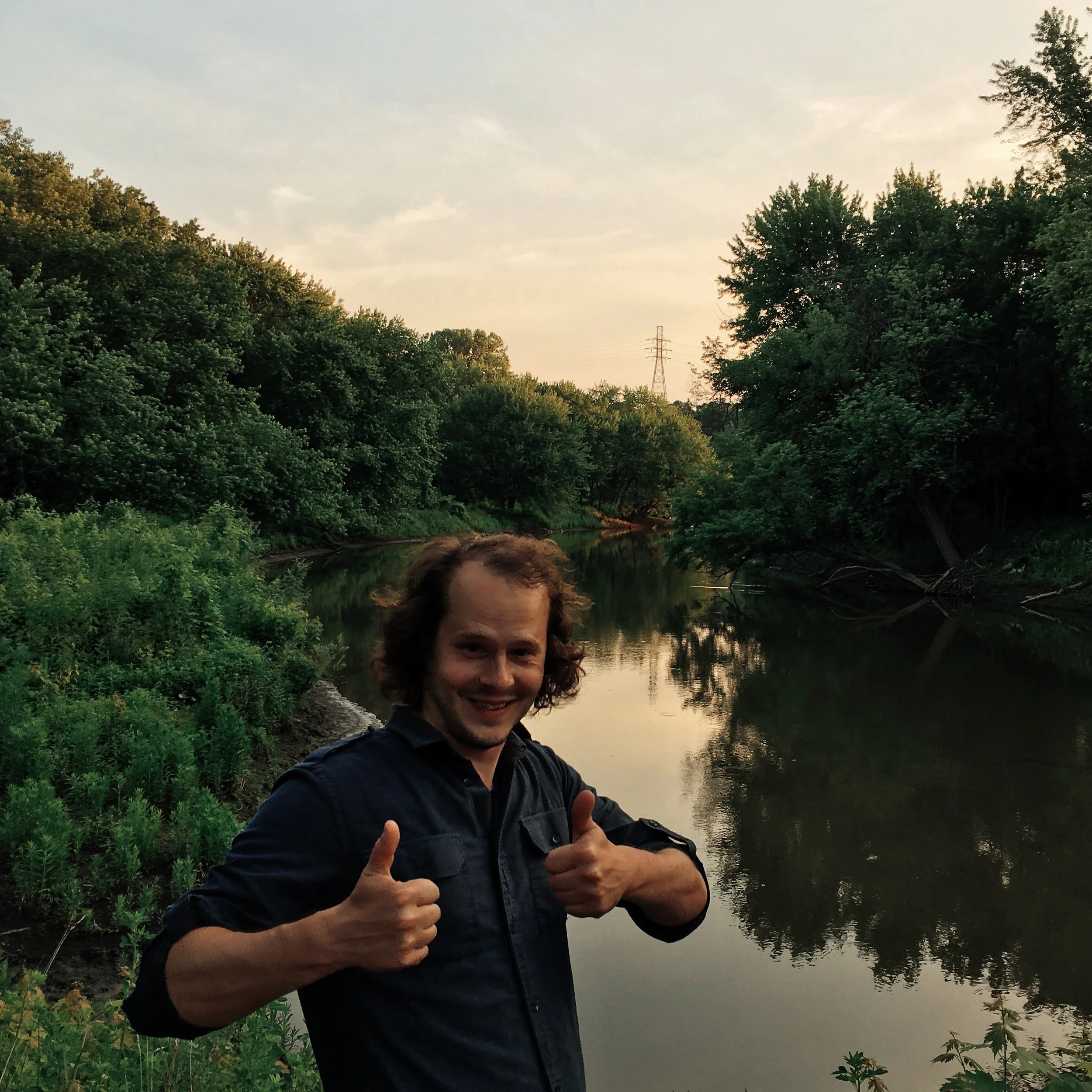 Lucas took me to an early morning photo shoot on the Minnesota river.