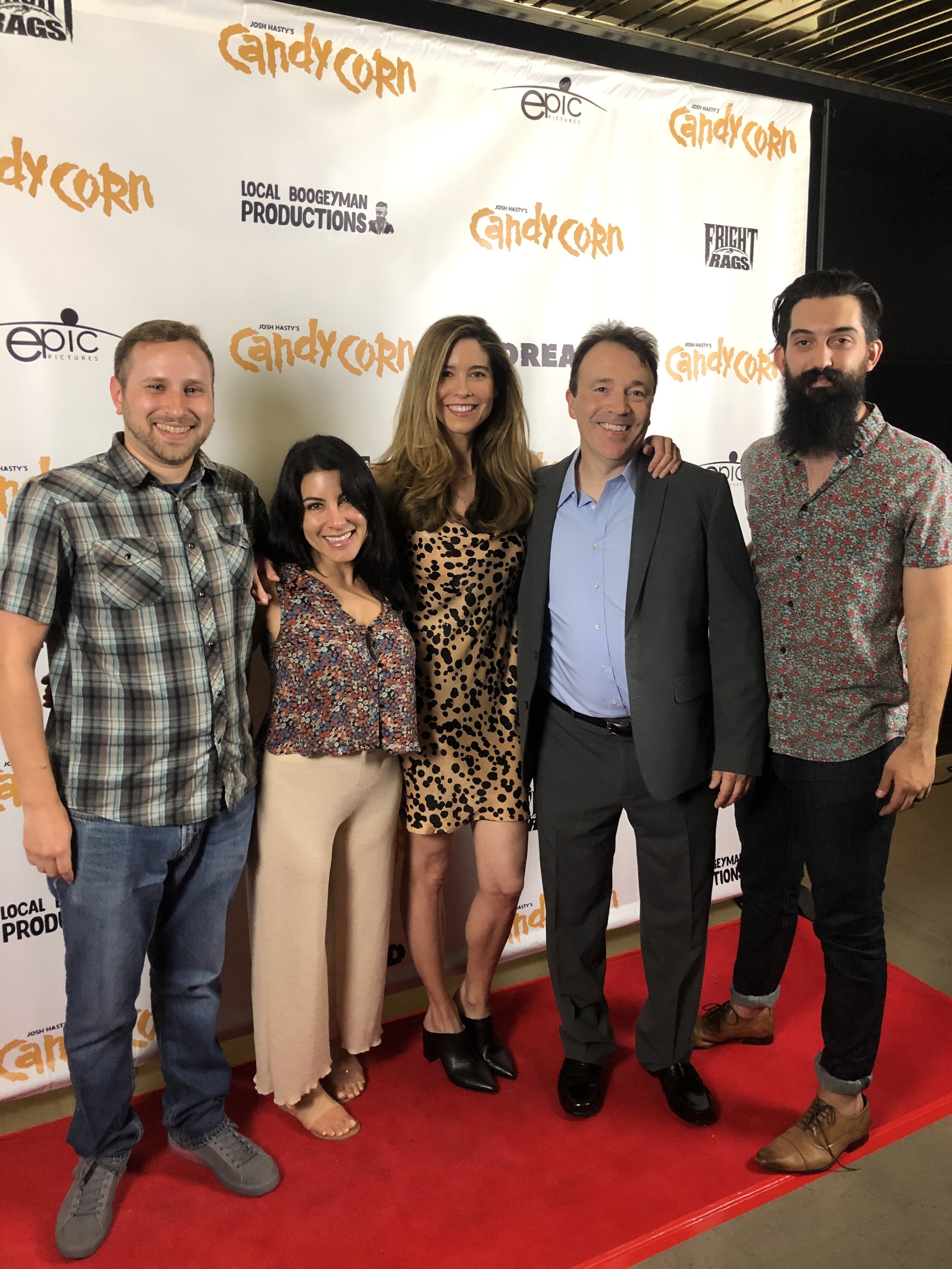 L to R Andrew Lubetsky, Salina Daria, Leslie Beaumont, David Garrett, Brian Harrington
