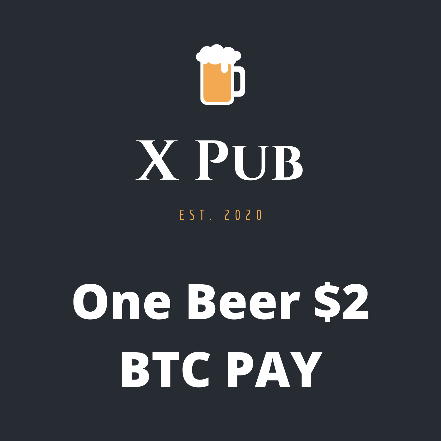 One Beer - BTC Pay - $2