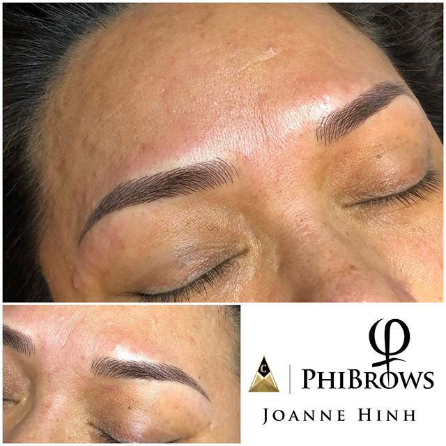 www.JoanneHinh.com 
#nofilter #permanentmakeup #3deyebrows #semipermanentmakeup #eyebrowembroidery #permanentcosmetics #eyebrowtattoo #cosmetictattoo #phicalifornia #california #permanenteyebrows #browtattoo #cosmetictattooing #phibrowstrainer #browe