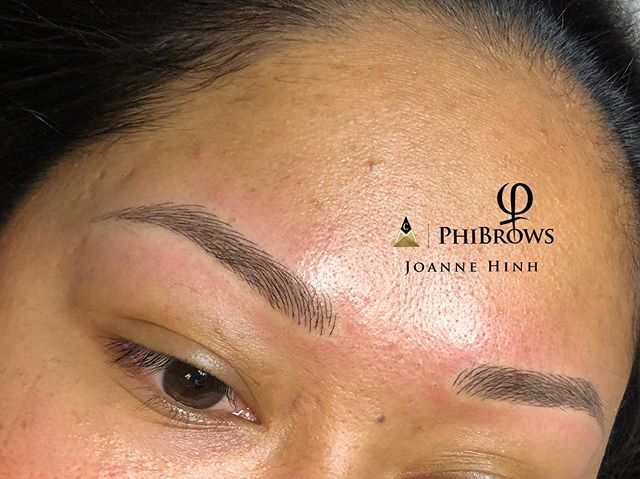 www.JoanneHinh.com 
#nofilter #permanentmakeup #3deyebrows #semipermanentmakeup #eyebrowembroidery #permanentcosmetics #eyebrowtattoo #cosmetictattoo #phicalifornia #california #permanenteyebrows #browtattoo #cosmetictattooing #phibrowstrainer #browe