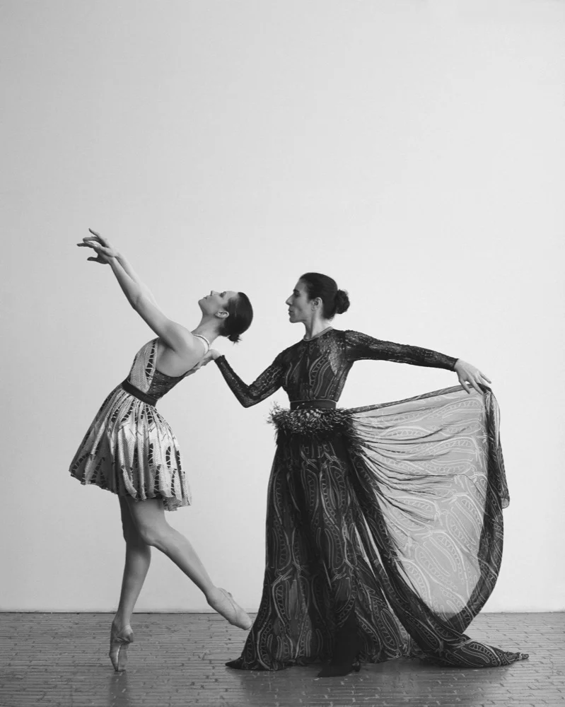 Blanca Li and Maria Alexandrova, photo by HANS NEUMANN, style by Marina Munoz - Interview Magazine