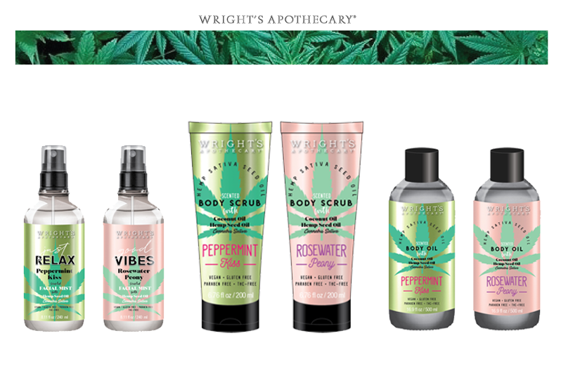 CBD / Hemp Bath & Body Collection Tri Coastal Design