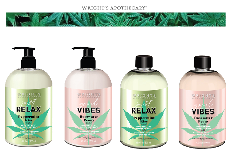 CBD / Hemp Bath & Body Collection Tri Coastal Design
