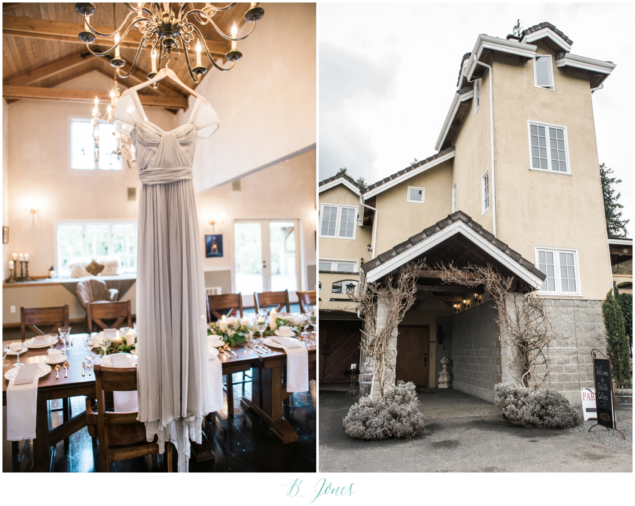 Delile winery Wedding in the winter