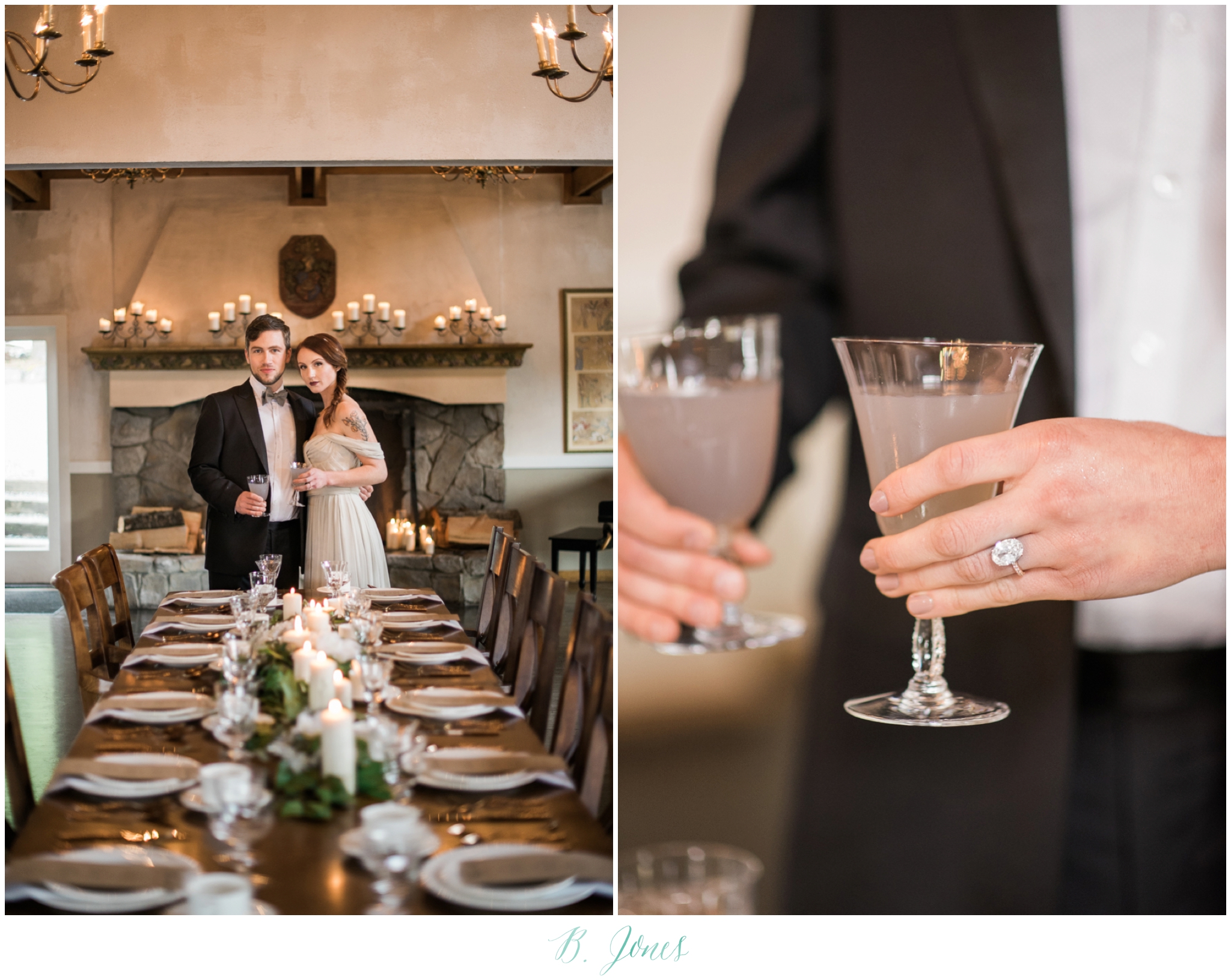 Winter Delile winery Wedding