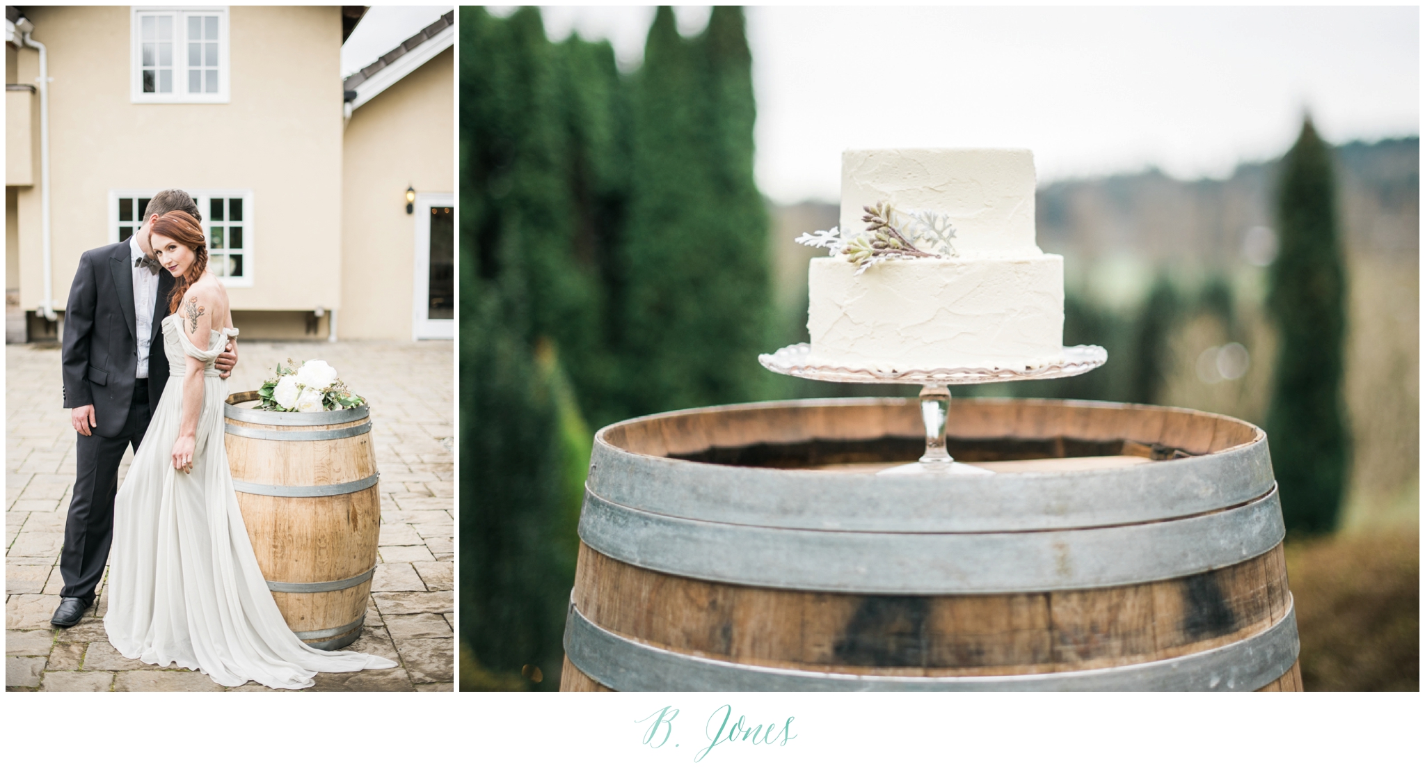Winter wedding at Delille