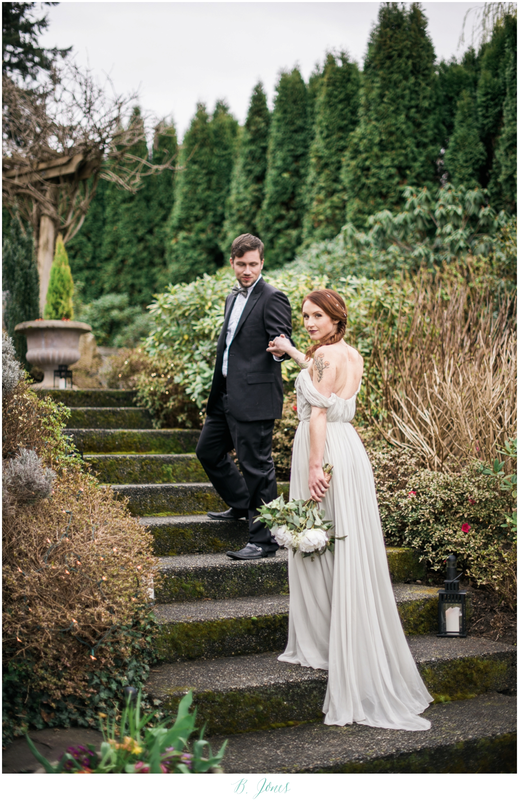 Winter wedding at Delille Cellars