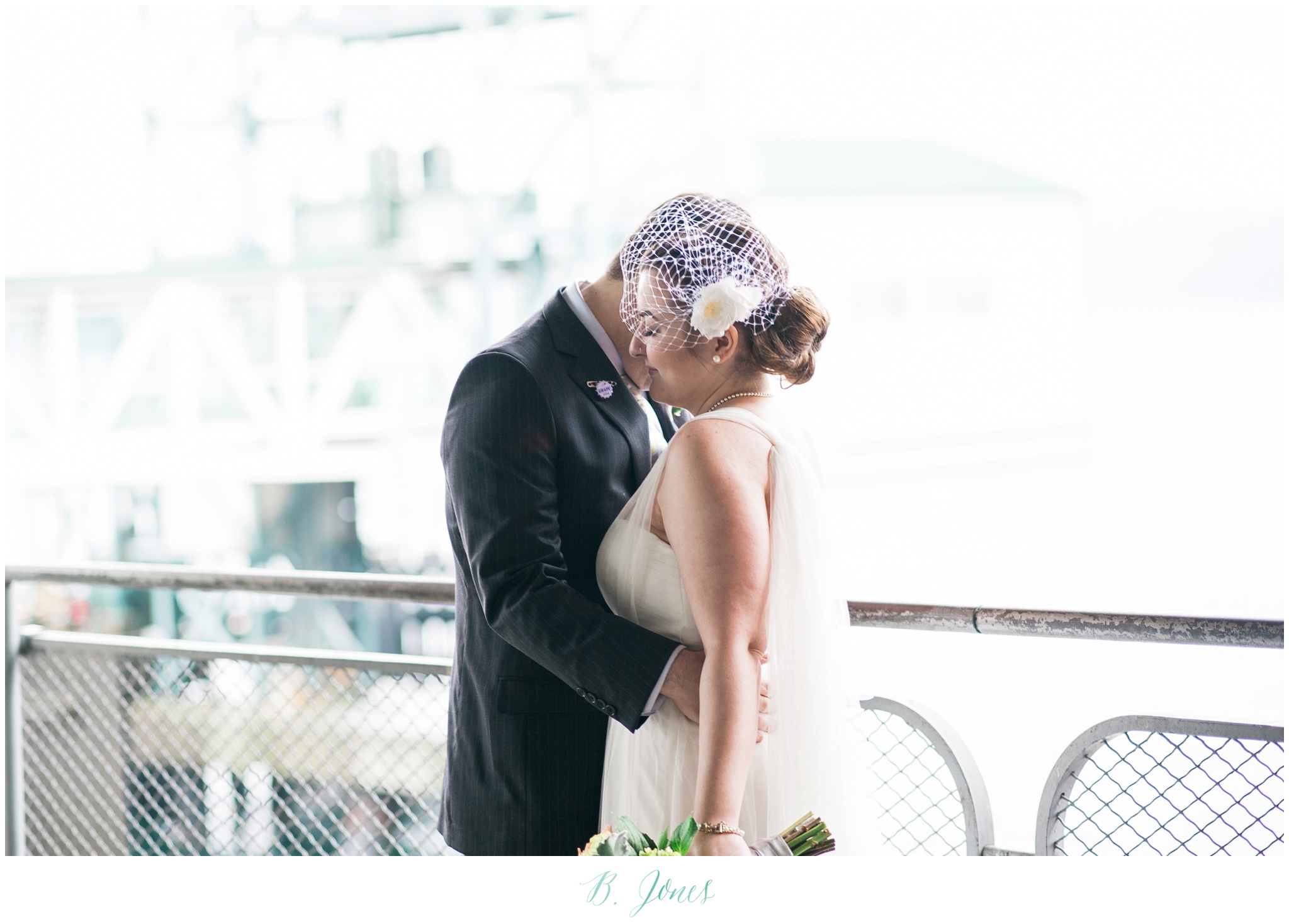 Seattle Ferry Wedding. Piccolino Reception. Seattle Wedding Photographer B. Jones Photography. World Spice Market. Pikes Place Market. Vintage Rolls Royce