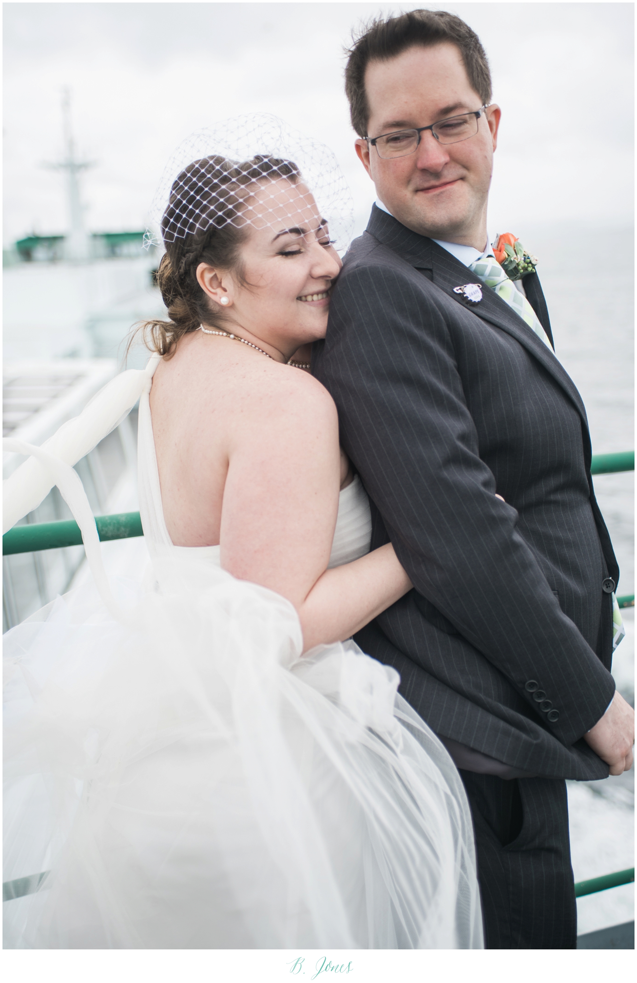 Seattle Ferry Wedding. Piccolino Reception. Seattle Wedding Photographer B. Jones Photography. World Spice Market. Pikes Place Market. Vintage Rolls Royce