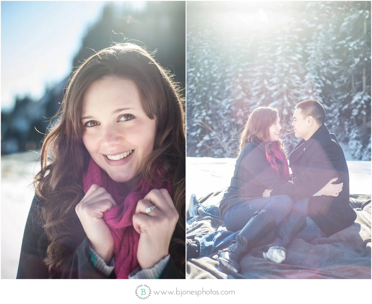 Snow enagement session| seattle Wedding Photographer | snohomish