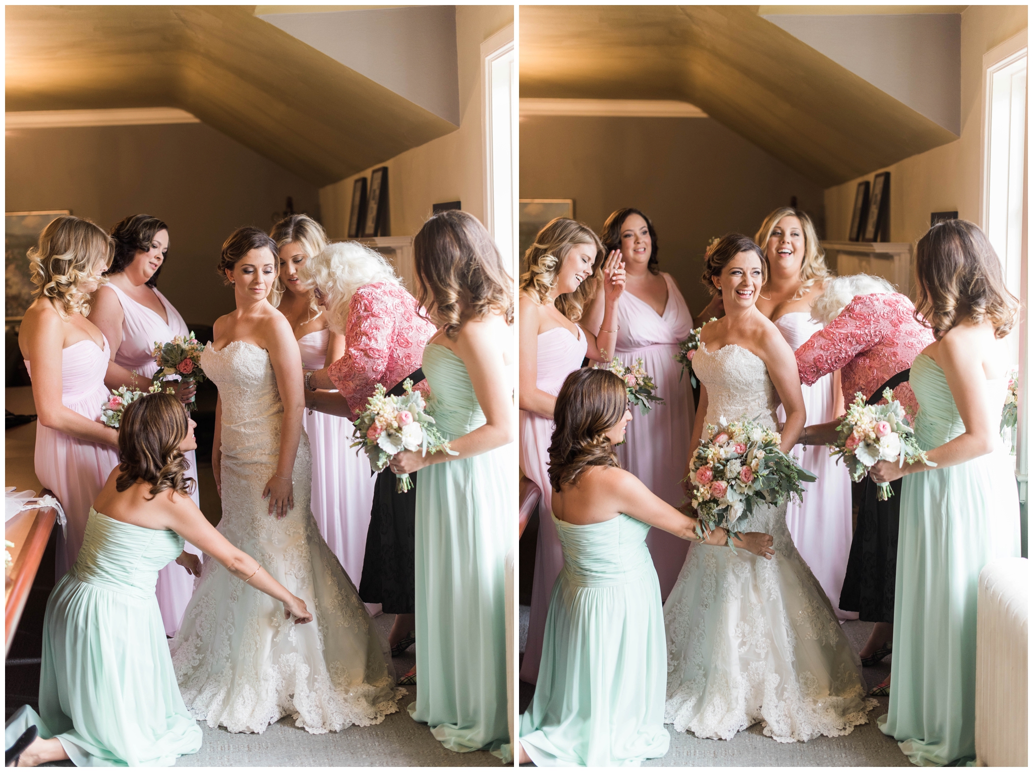 Inglewood Gold Club Wedding. mint. Blush. Seattle Wedding PHotographer. B. Jones Photography. Country Club Wedding